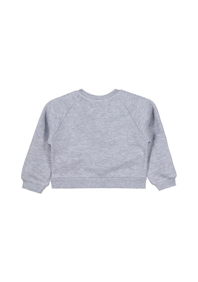 Civil Girls Ponpon Aksesuarlı 2-5 Yaş Sweatshirt - Gri Grimelanj