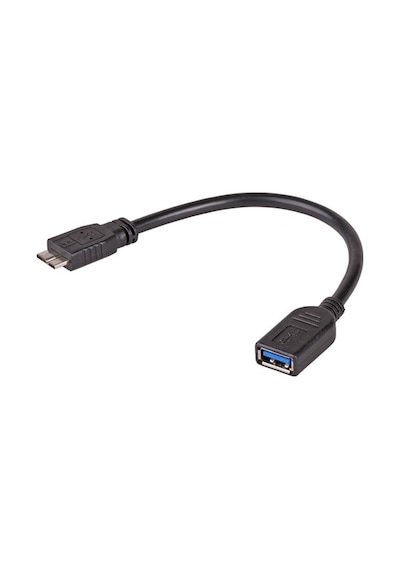 Micro B Erkek To Usb Dişi Kablo - Harici Harddisk Uzatma Kablosu (533634096)