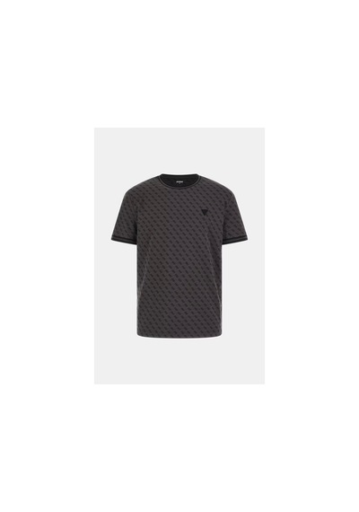 Guess Erkek Tamamı 4g Logolu T-shirt S Siyah