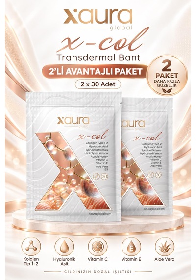 Xaura X-col 30'lu Transdermal Bant 2 Adet