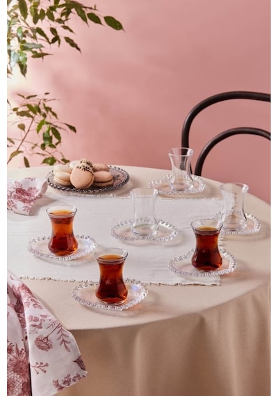 Karaca  Rory 6 Kişilik 12 Parça Çay Seti 130 Ml
