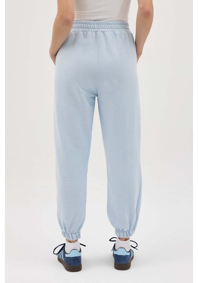 Buly Cozy Beli Lastikli Jogger Eşofman Altı Buz Mavisi