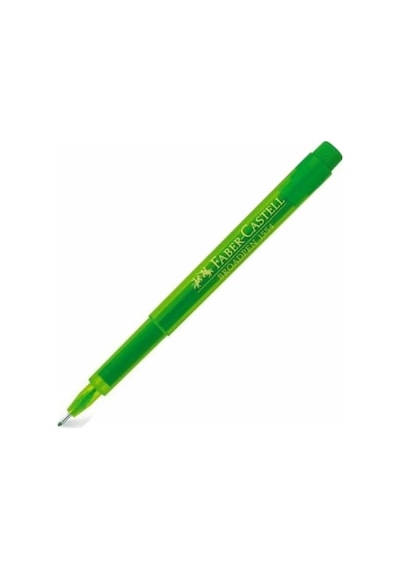 Faber-Castell 1554 Broadpen Açık Yeşil Kalem 155466 Yeşil