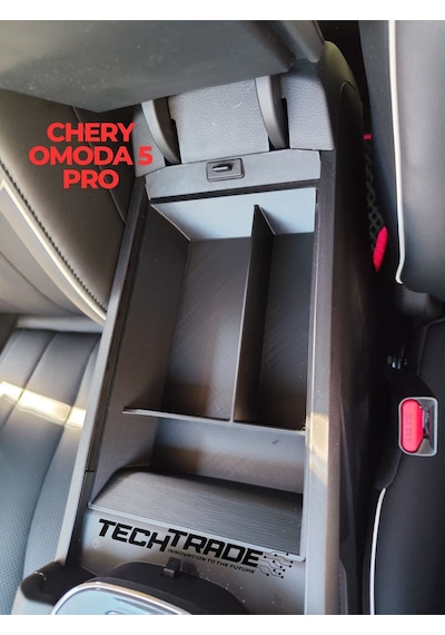 Chery Omoda 5 Pro Kolçak Organizer-3 Bölmeli Siyah Omoda 5'e Uyumlu Değildir.