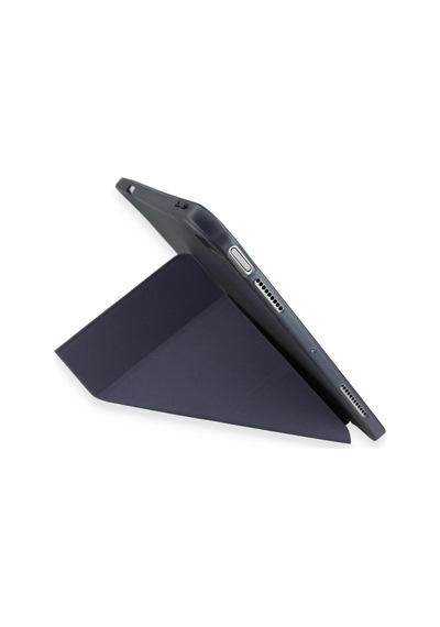 Uray Store Xiaomi Pad 6 Kılıf Kalemlikli Mars Tablet Kılıfı - Lacivert Arka Kapak