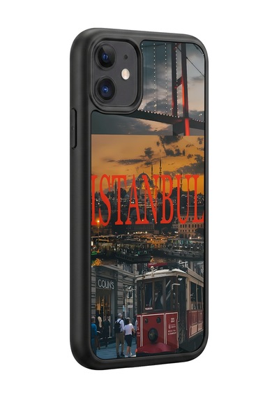 İphone 11 Uyumlu Köprü Desenli Kamera Korumalı Darbelere Dayanıklı Kılıf 1258-köprü-iphone11