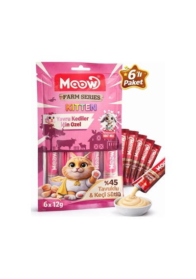 Tuklu Ve Keçi Sütlü Yru Kedi A Ödül Sı 6 X 12 Gr