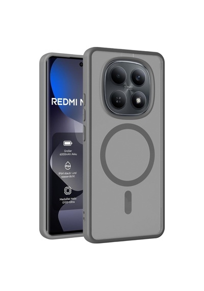 Vendas Xiaomi Redmi Note 15 4g Uyumlu Jota M-safe Mıknatıs Tutuculu Joko Kapak Gri