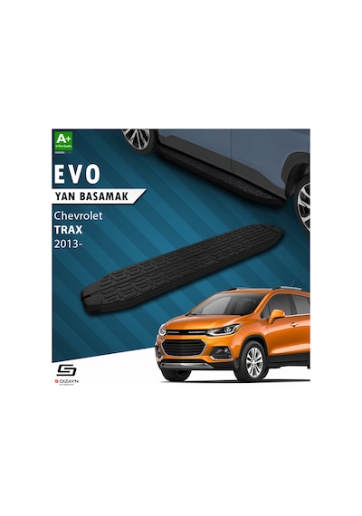 S-dizayn Chevrolet Trax Evo Siyah Yan Basamak 163 Cm 2013 Üzeri