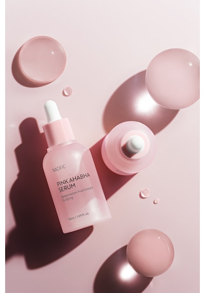 NACIFIC Pink AHA BHA Serum 50 ml , Peeling Etkili Aydınlatıcı Serum , Gözenek ve Doku Dengeleyici