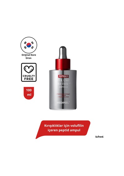 Medipeel Peptide 9 Volume Bio Tox Ampoule Pro 100 Ml Volufiline Ve Peptit İçeren Cilt Bakım Ampulü M0067