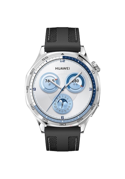 Huawei Watch Gt3 46mm Gt3 Pro Gt3 Se İle Uyumlu Metal Tokalı Dikiş Detaylı Şık Dokuma Silikon Kordon