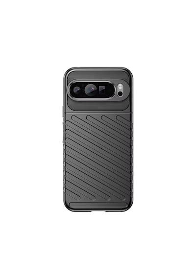 Microcase Google Pixel 10 Pro Xl İle Uyumlu Thunder Serisi Darbeye Dayanıklı Silikon Kılıf - Siyah Al3421 Siyah