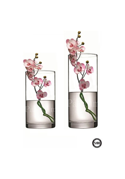 Sürahi Vazo Mumluk 2 Li 10cm Genişlik - 15cm,20cm Uzunluk Beyaz