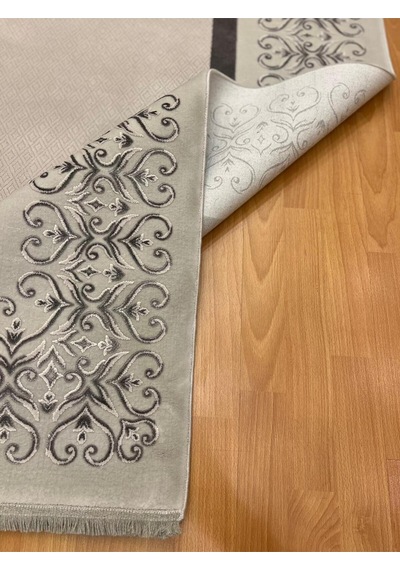 Nazende 200 X 300 Bambu Yün Halı Gri