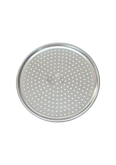 Paslanmaz Çelik Pizza Tepsisi 32 Cm Gri