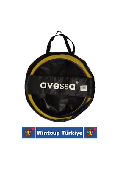 Antrenmanmalzemesi Futbol Basketbol Spor Koordinasyon Çabukluk Çantalı Antrenman Çemberi 12'li Set Çok Renkli