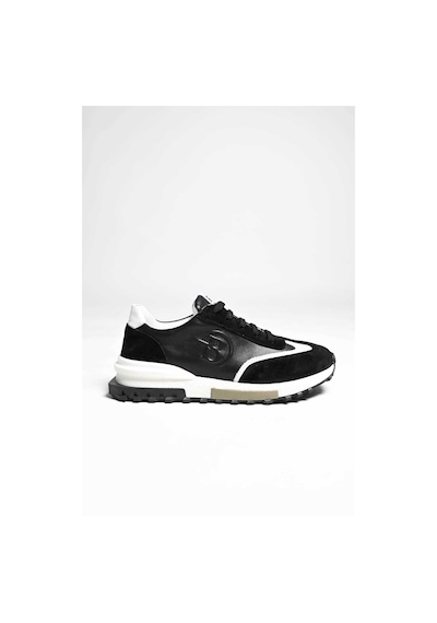 Bestello Bağcıklı Termo Taban Sneaker 101-24614-08 Kadın Ayakkabı Siyah