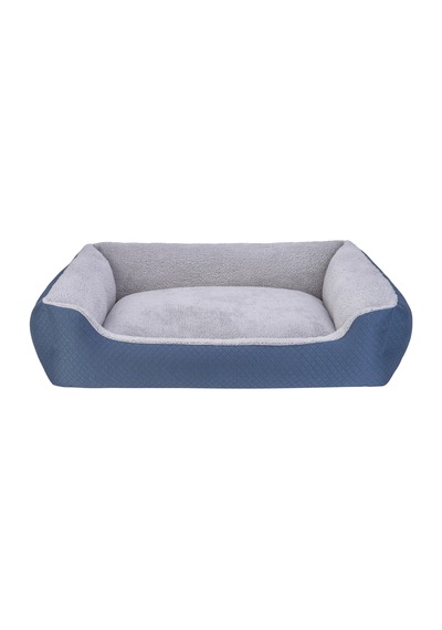 Pet Comfort Bravo Duo Köpek Yatağı Mavi/gri Peluş Xl 105x80cm