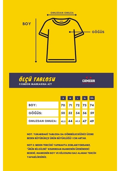 Comeor Erkek Çok Renkli T- Shirt Regular Fit Rahat Kesim V Yaka 5 Haki