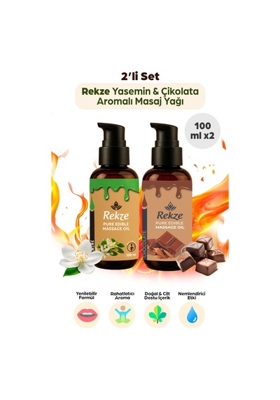 Çikolata & Yasemin Aromalı Masaj Yağı 100 Ml Aromaterapi, Nemlendirici Ve Romantik Etki - 745060868