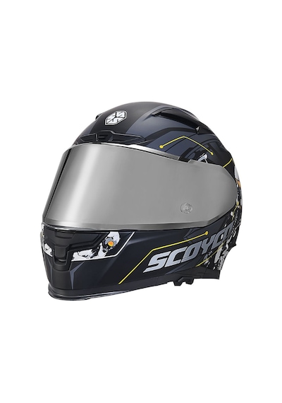 Ff871 Cyber Motosiklet Kaskı Spoiler Mod Full Face Kask Çok Renkli