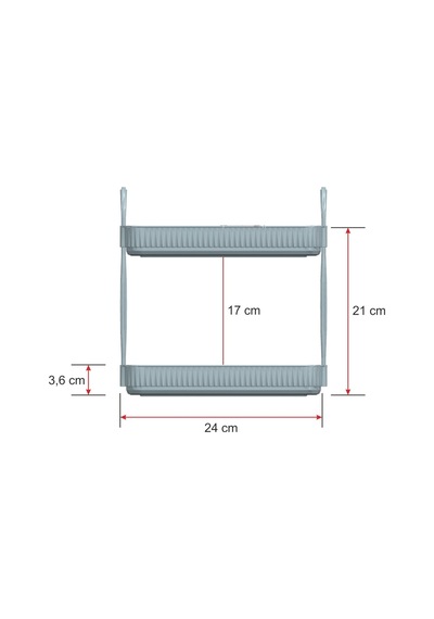 Banyo Düzenleyici Organizer Banyo Rafı Amber Sarı Diğer