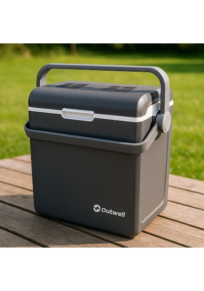 Outwell Eco Prime 24l-12v/230v Portatif Buz Dolabı Gri