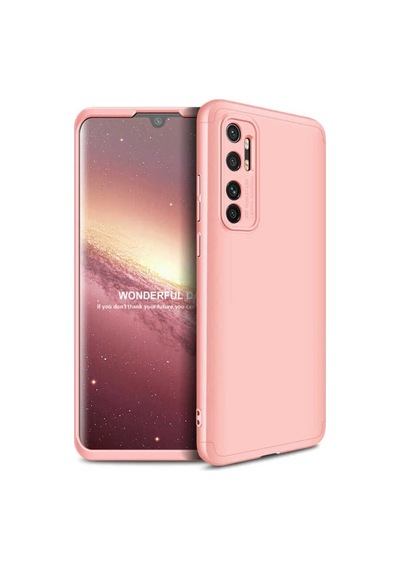 Xiaomi Mi Note 10 Lite Kılıf Zore Ays Kapak Rose Gold