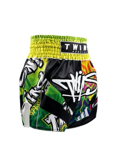 Twins Tbs-graffıtı Muaythai Şortu Siyah