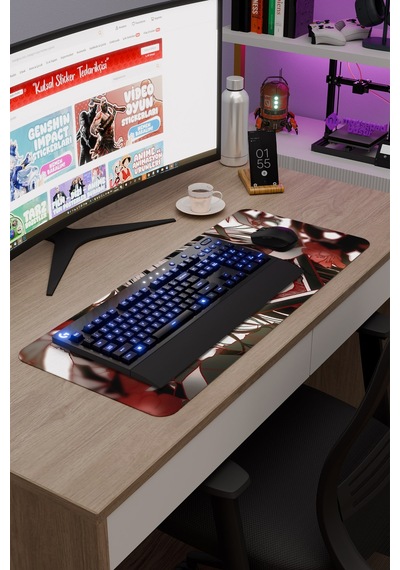 Dororo Anime V3 - 70x30 Xl Gaming Kauçuk Kaymaz Taban Mouse Pad Fare Altlığı