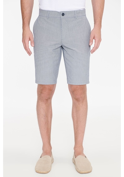 Ac&co Erkek Lacı Slim Fit Dar Kesim Yan Cepli Gofre Desenli Esnek Şort