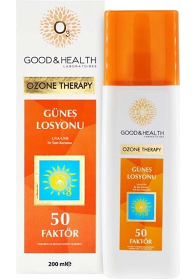 Good & Health Ozone Therapy SPF 50 Güneş Losyonu 200 ML