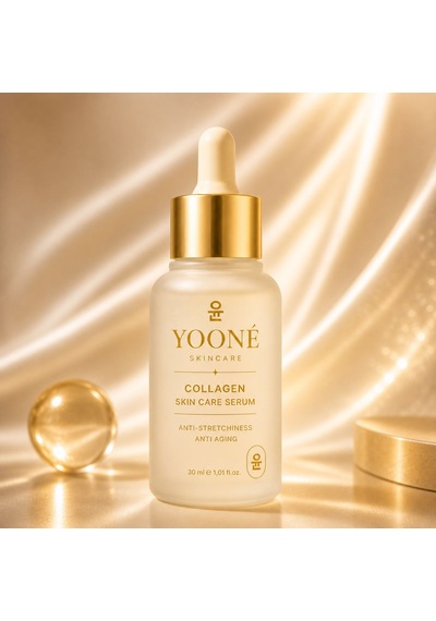 Yooné Skincare Collagen Serum 30 Ml Yoğun Kolajen Bakımı İle Nemli Ve Canlı Cilt Görünümü