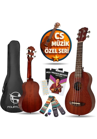 Fourtune Raya UKS-21MN Soprano Ukulele Maun Hakiki Ağaç (ÖZEL SERİ)