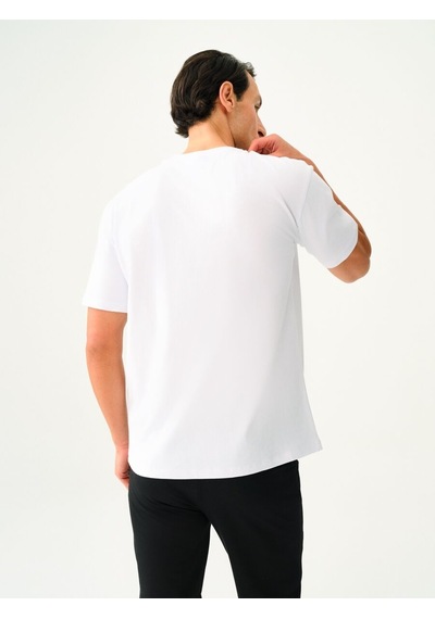 LOFT Loose Fit Erkek Tshirt K.kol Lf2036407 Q1.v1 Beyaz
