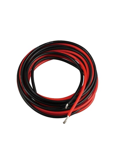 Robotistan 16 Awg 1 Metre Siyah Ve Kırmızı Silikon Kablo