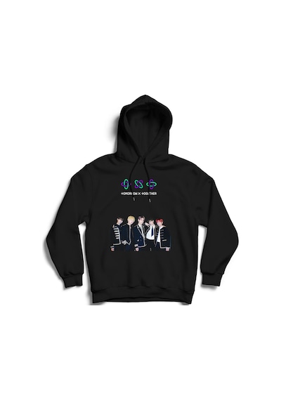 Txt Kpop Müzik Grubu Baskılı Kapşonlu Sweatshirt Yeonjun, Soobin, Beomgyu, Taehyun, Huening Kai 001