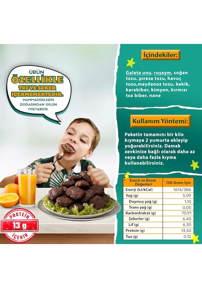Tuzsuz Köfte Harcı 180 Gram