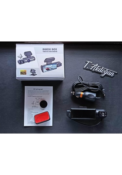 Dash Kamera 1296p Araç İçi Ve Dışı 360 Derece Kayıt Edici Black Box