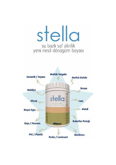 Stella Kapı Boyama Seti 4 Kapı Diğer