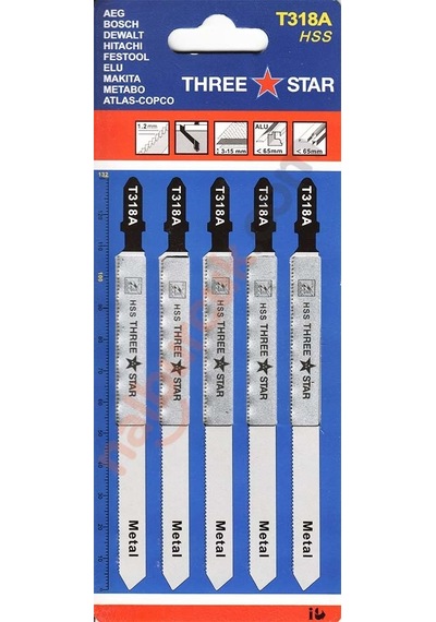 Threestar T318A Metal Kesim Dekupaj Testere Bıçağı - 1 Adet