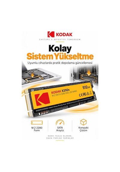 X250s 512gb M.2 Sata 2280 Ssd 520 Mb/s Okuma 500 Mb/s Yazma Hızlı Ssd