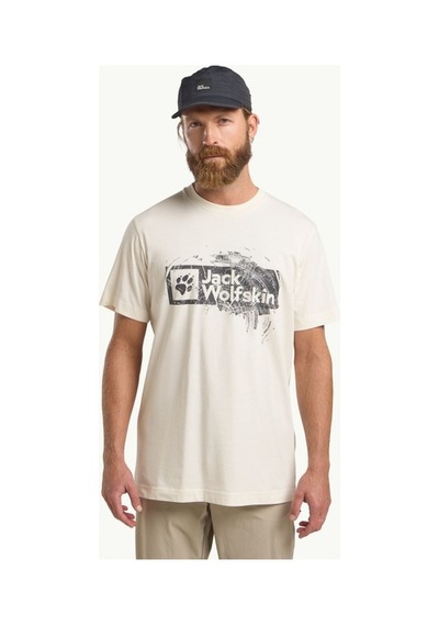 Jack Wolfskin Brand T Erkek Tshirt A64116tr SİYAH