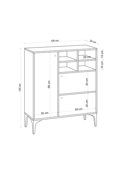 Decormet Ewa Konsol Safir Meşe- Dec-20055 Diğer
