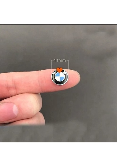 Bmw Uyumlu Anahtar Amblemi Logo 1 Adet 11 Mm Damla Etiket A Kalite