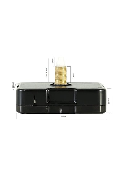 16 Mm Uzun Set Sessiz Duvar Saati Mekanizması 0240-keçe-şekilli-48cm