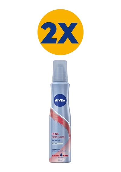 Nivea Renk Koruyucu Saç Köpüğü 2 x 150 ML