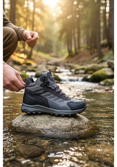 Enoch Erkek Termal Su Geçirmez Outdoor Trekking Ve Dağ Yürüyüş Botu Füme