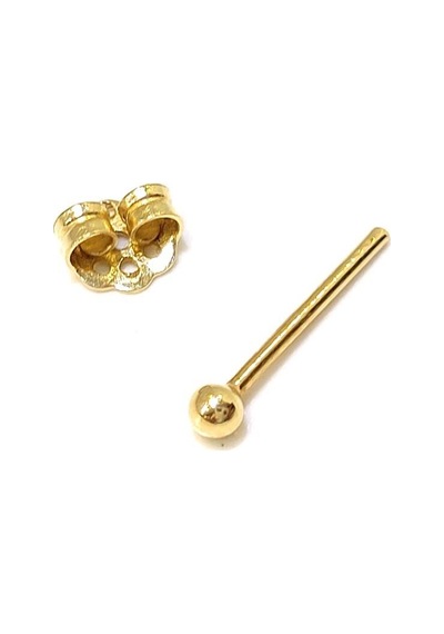 Altın Ürünler Tekli Nokta 2 - 5 MM Top Vidalı Tek Küpe